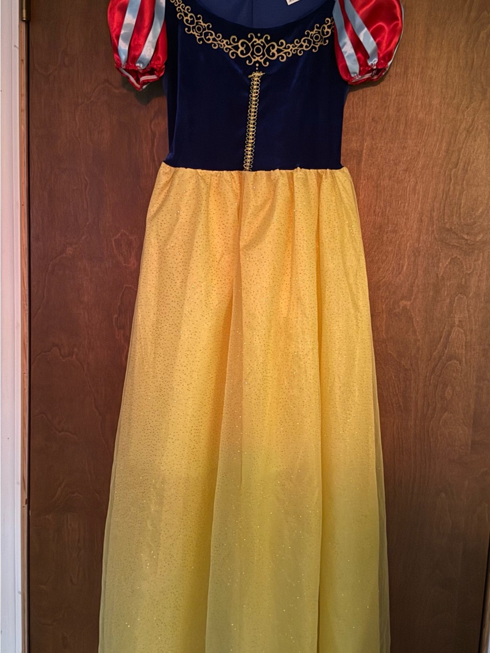 Disney Snow White Inspired Girls Dress - Blue, Yellow, Red